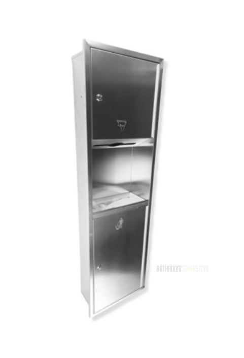 MOBI Paper Towel Dispenser with Waste Receptacle