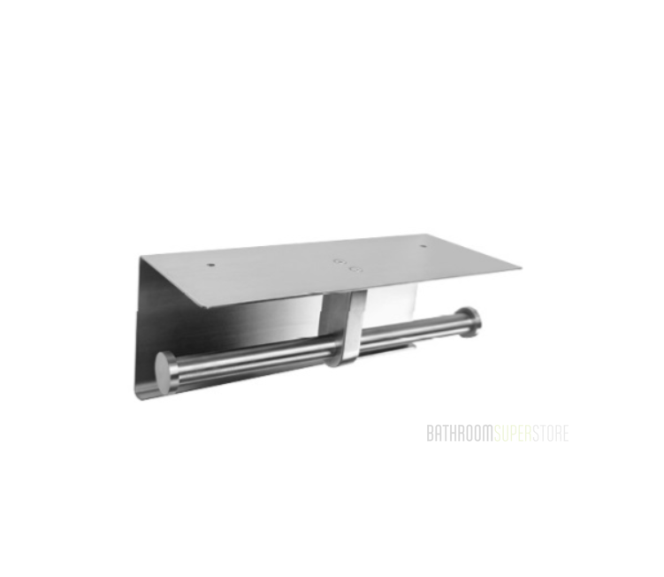 MOBI Double Toilet Roll Holder with Cover