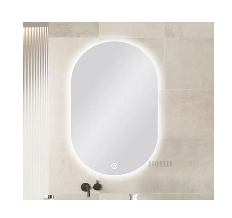 600 X 900MM Frameless Oval Back-lit Carysil LED Mirror