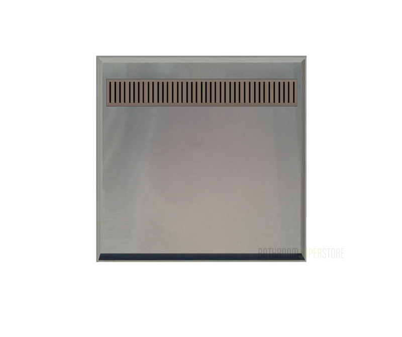 895x895x60mm SMC Tile Tray with Channel