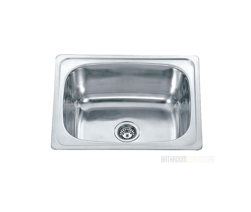 SS A23 Laundry Trough Sink 555x455x200mm