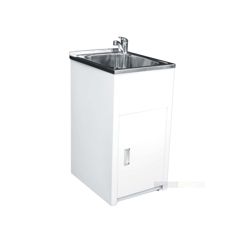 LAVASSA 35L Laundry Trough and Cabinet 455x555x870mm