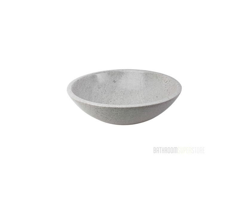 CEMENT MARBLE (GLOSS) 420*140 Grey Round Marble Countertop Vanity Basin