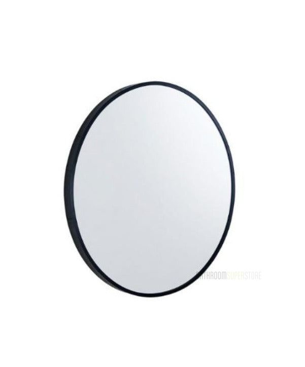 600mm MATTE BLACK FRAME MIRROR