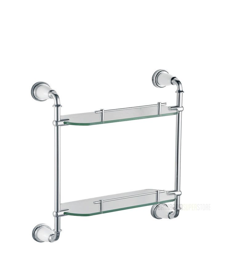 Sovereign Series Traditional Double Glass Shelf