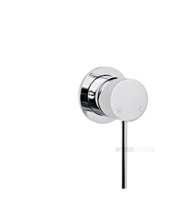 Round Wall Mixer 60mm Backing Plate  - Available in 5 Colours