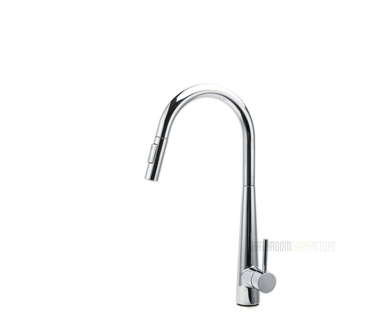 PIN GOOSENECK SPRAY PULL DOWN  Round Mixer - Available in 5 Colours