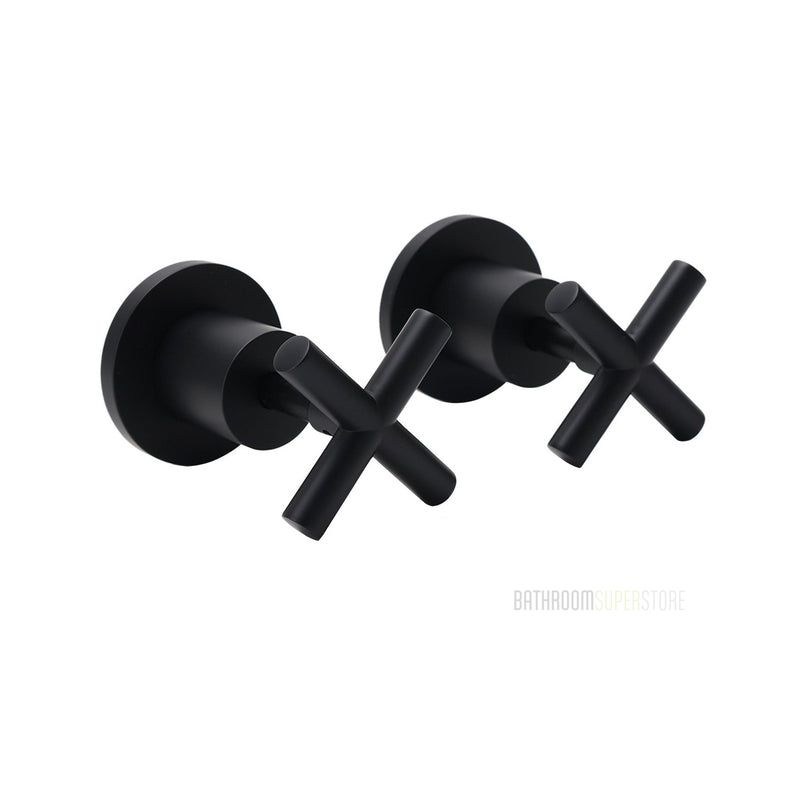 Cross Hot & Cold 1/4 Turn Tapware Handles - Available in 5 Colours