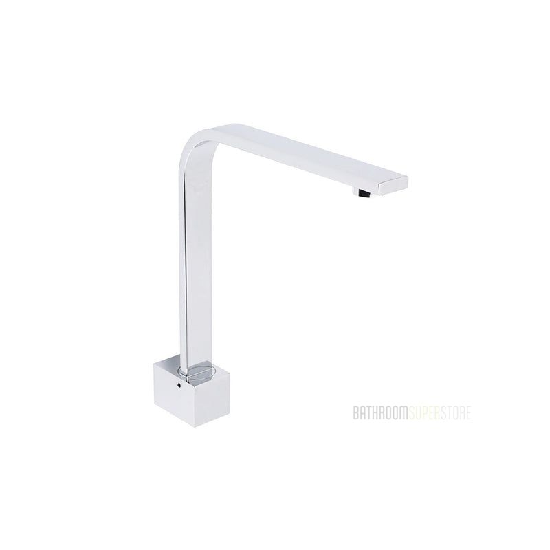 High Rise 280mm Square Bath   Swivel Spout - Available in 5 Colours