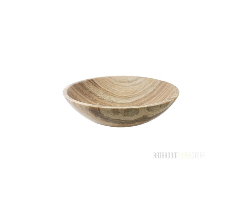 TUSCAN Matte 420*140 Golden Cavity Stone Marble Round Countertop Vanity Basin
