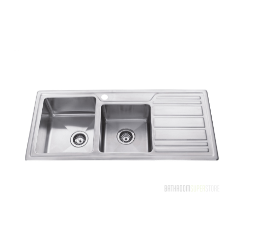 STAINLESS 1080 DOUBLE BOWL SINK