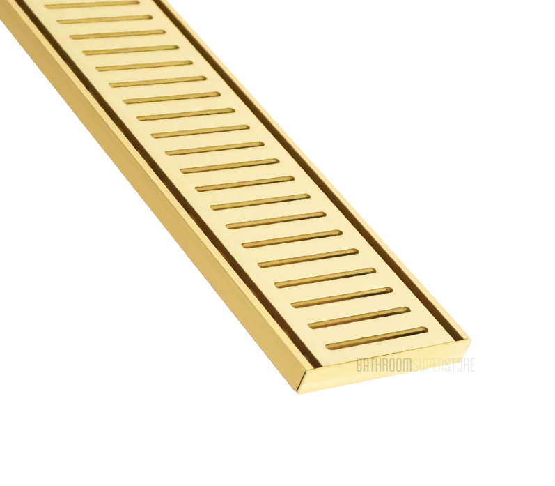 4600mm Brushed Gold x 100mm x 14mm Grate
