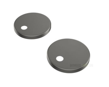 GUNMETAL ROUND TOILET HINGE COVERS for BIANCO-II/MILAN/ZENMO/VIVO-II/JAMIE/ACQUA-II/JESS-II/EXON ZENMO branded toilets.