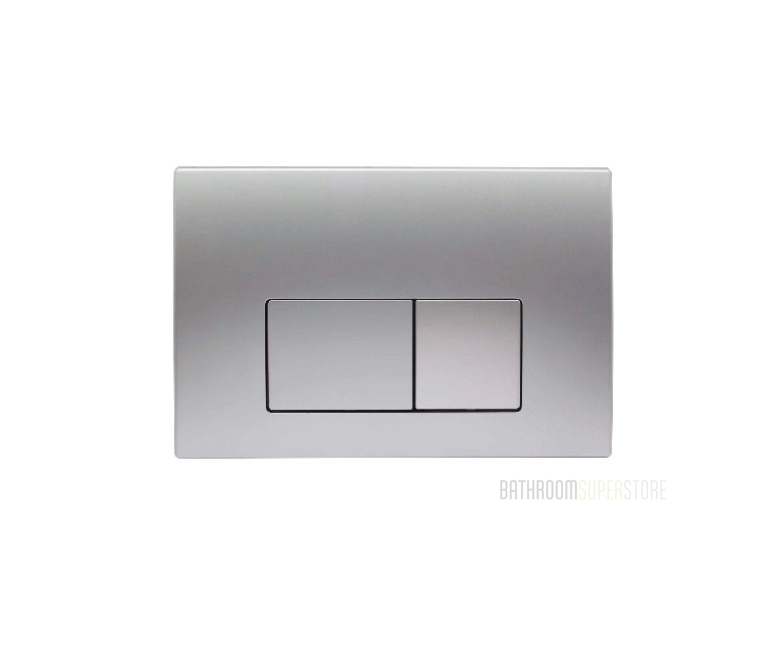 SQUARE CHROME SILVER CISTERN BUTTON - for BRAVO/CLOE/BELLA toilets